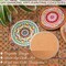 8Pcs Mandala Diamond Painting Coasters for Drinks Boho Coaster DIY Art Kits Adults Kids Beginners Craft Supplies (Mandala), 3.93Inch*3.93Inch (340-4681)